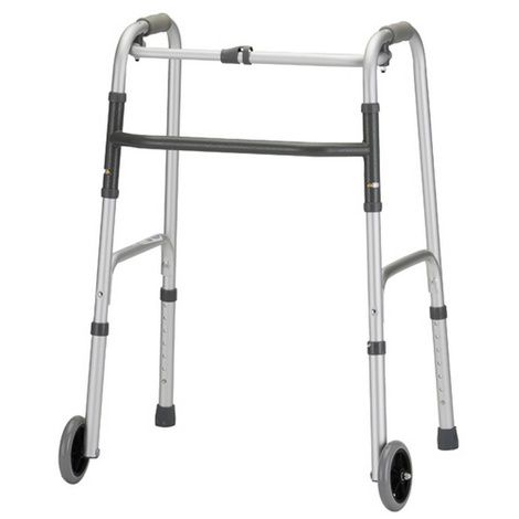 Nova Medical Folding Walker with Wheels