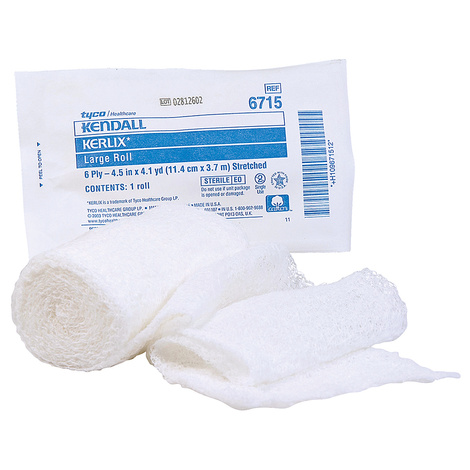 Covidien Kendall Kerlix Gauze Bandage Rolls 4.5` x 4.1 yds
