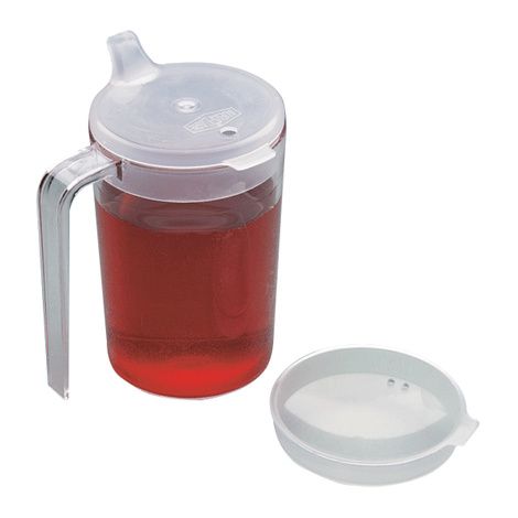 Clear Cup With Two Lids