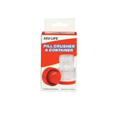 Health Enterprises Acu-Life Pill Crusher with Built-in Pill Compartments