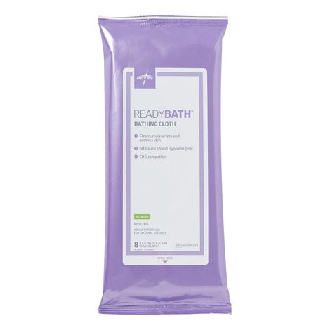 Medline ReadyBath Total Body Cleansing Standard Weight Washcloths