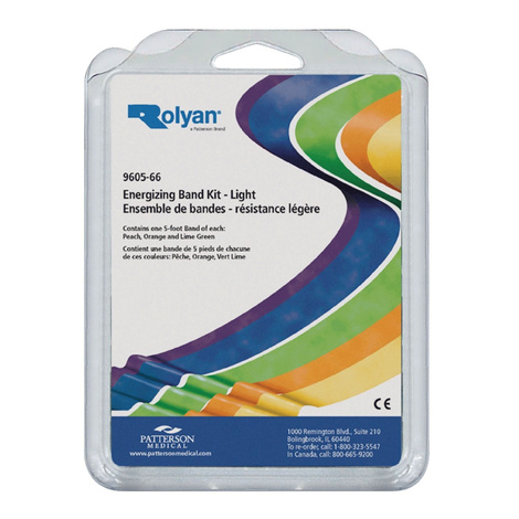 Rolyan Energizing Individual Latex Band Kits