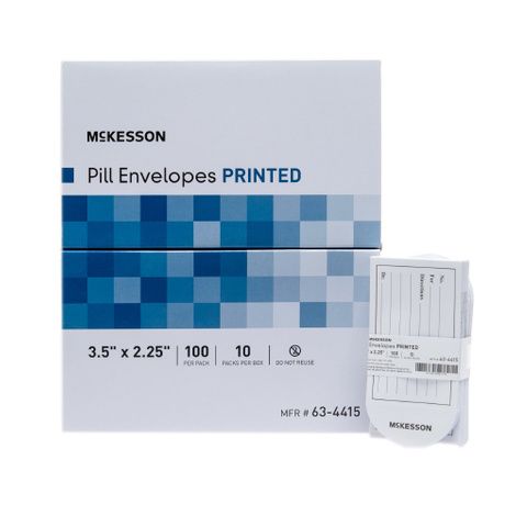 McKesson Pill Envelopes