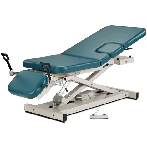 Clinton Open Base Multi-Use Power Imaging Table with Stirrups