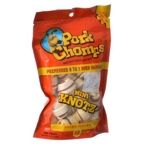 pork chomps bacon flavor