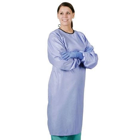 Medline Unisex Blockade Antistatic Barrier Backless Gowns