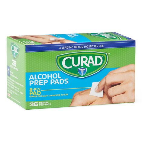 Buy Medline Curad Medium Two-Ply Sterile Alcohol Prep Pads