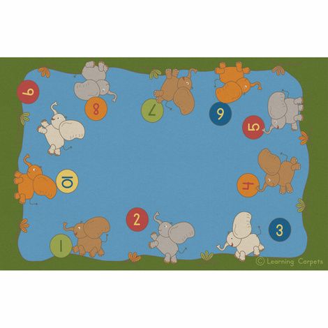 Childrens Factory Playful Numbers Rugs