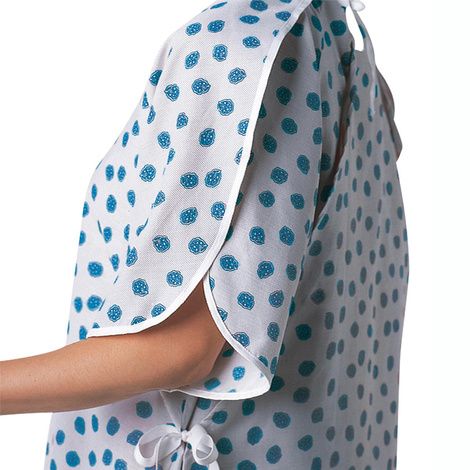 Medline Deluxe Cut Butterfly Sleeve Gowns