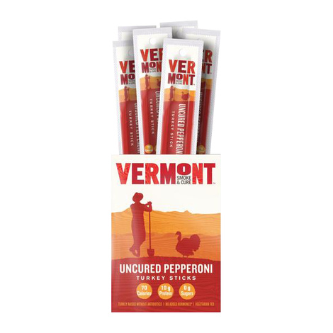 Vermont Smoke & Cure Uncured Pepperoni Turkey Sticks