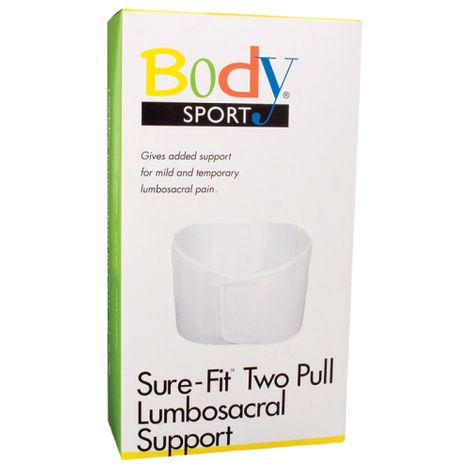 BodySport Sure-Fit Two Pull Knitted Construction Lumbosacral Support