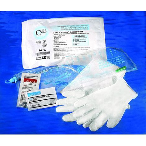 Buy Cure Catheter Unisex Closed System Kit - Straight Tip