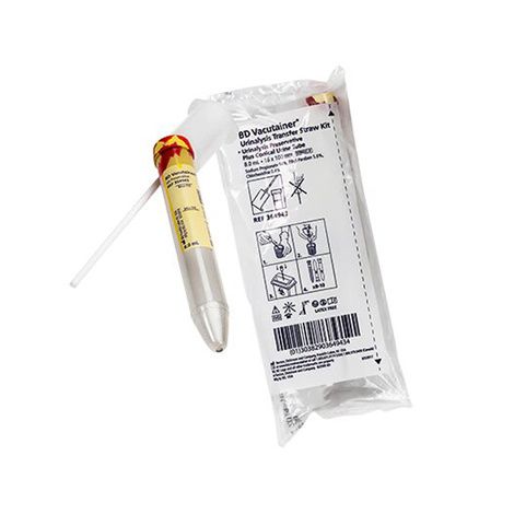 Bard Vacutainer Urine Collection System With C&S Transfer Straw Kit