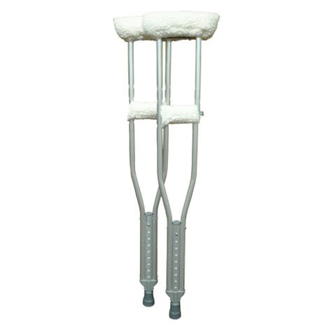 Complete Medical Soft N Plush Comfort Crutch Fleece Covers Set