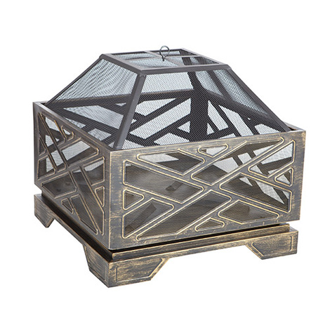Fire Sense Catalona Square Fire Pit