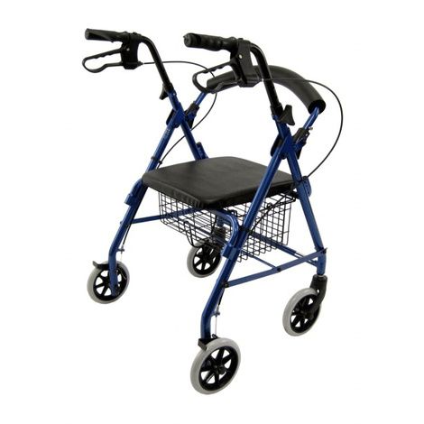 Karman Healthcare R-4100 Aluminum Rollator With Low Seat