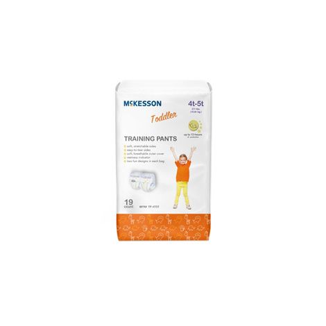 McKesson Disposable Toddler Training Pants, Heavy Absorbency - Size 2T to 3T