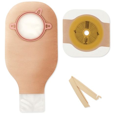 Hpfy StoresHollister New Image Two-Piece Standard Wear Cut-to-Fit Ultra-Clear Non sterile Drainable Pouch Kit