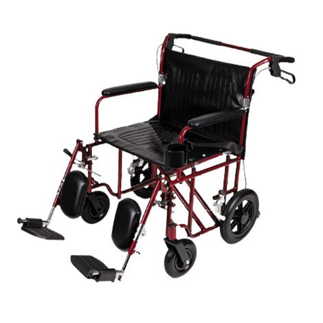 Medline Freedom Plus Bariatric Transport Wheelchair
