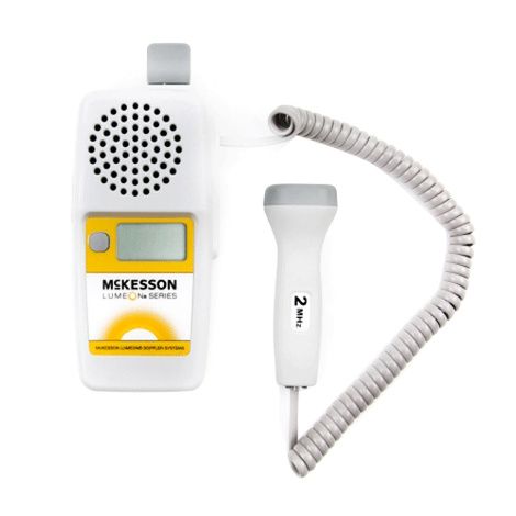 Mckesson Hand-Held Doppler Unit Lumeon Obstetrical Probe 2 MHz
