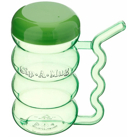 Cup with Built In Straw