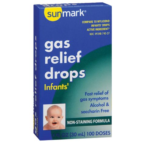 Sunmark Infant Gas Relief Strength Oral Drops