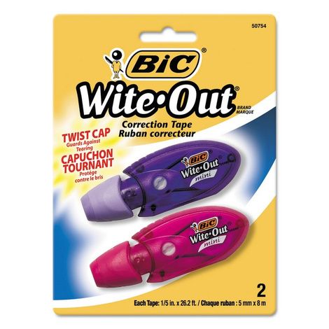 BIC Wite-Out Brand Mini Twist Correction Tape