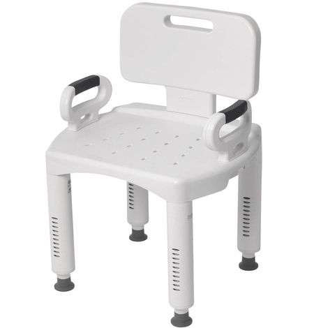 Drive Premium Series Shower Chair with Back and Arms