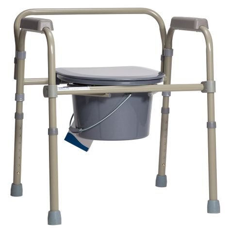 Dynarex Folding Bedside Commode