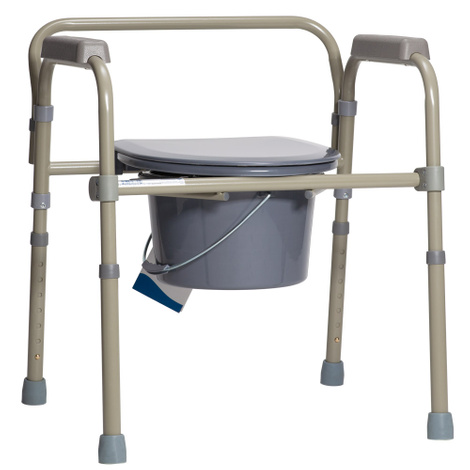 Dynarex Folding Bedside Commode