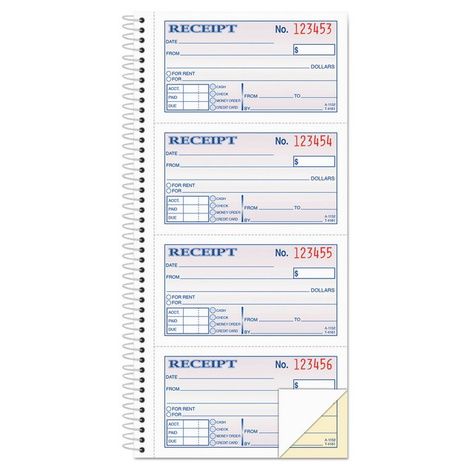 Adams 2-Part Receipt Book