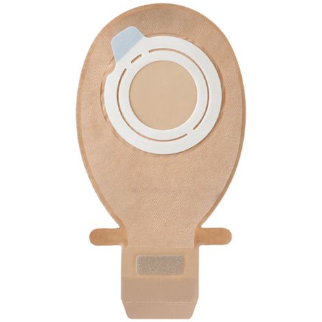 Hpfy StoresColoplast SenSura Flex EasiClose Wide Two-Piece Maxi Transparent Drainable Pouch Without Filter