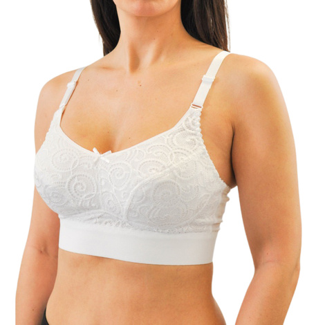 Nearly Me 5628 Anna Soft Lace Full Coverage Mastectomy Bra