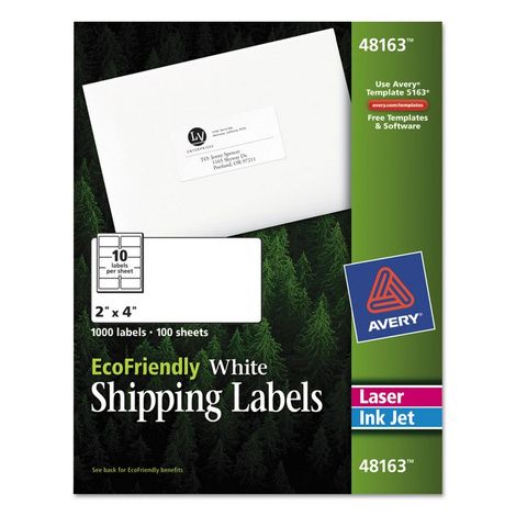 Avery EcoFriendly Mailing Labels