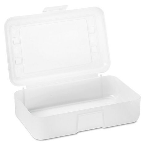 Advantus Clear Pencil Box