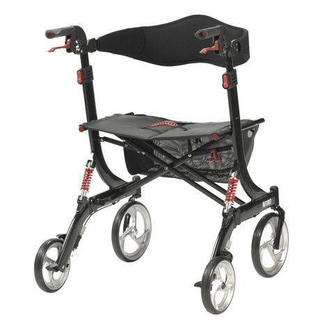 Drive Nitro HD Euro-Style Aluminum Four Wheel Rollator