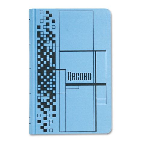 Adams Blue and Black Record Ledger