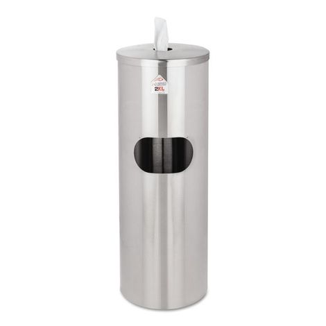 2XL Standing Stainless Wipes Dispenser
