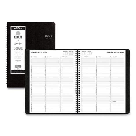 Blue Sky Aligned Weekly Appointment Planner