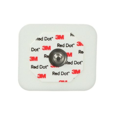 3M Red Dot Monitoring Electrodes with Foam Tape and Sticky Gel