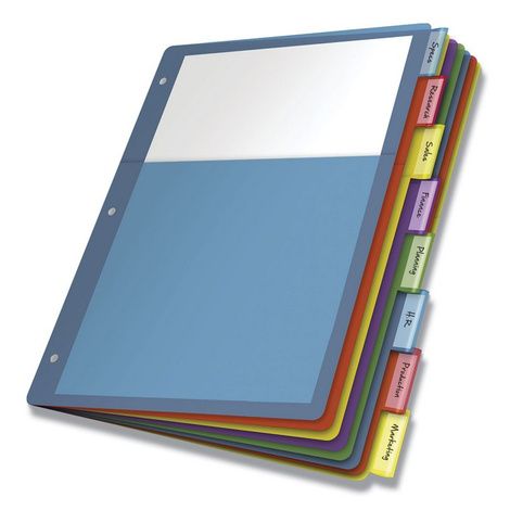 Cardinal Poly Index Dividers