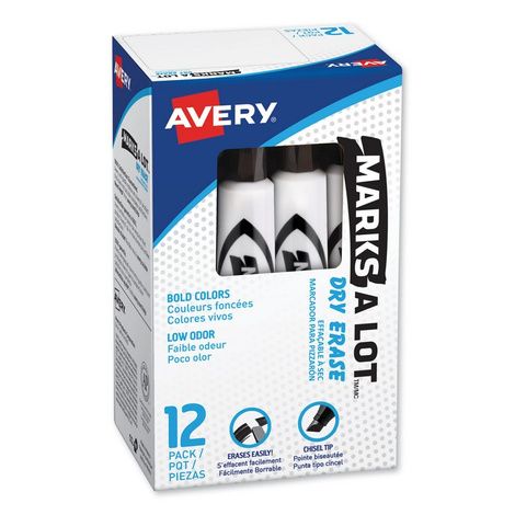 Avery MARKS A LOT Desk-Style Dry Erase Marker