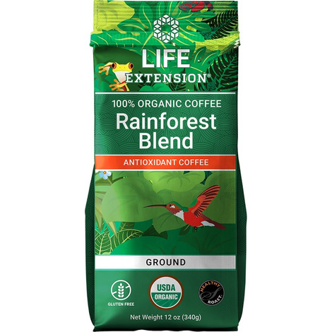 Life Extension Rainforest Blend Ground Coffee