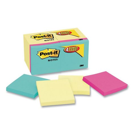 Post-it Notes Original Pads Assorted Value Packs