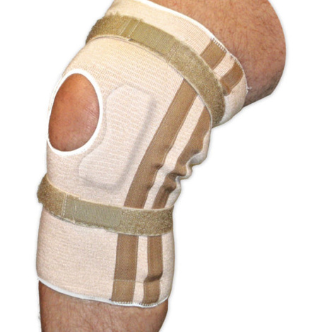 AT Surgical Pull-On Open Patella Knee Brace With Cartilage Pad
