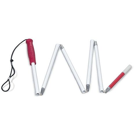 Mabis DMI Folding Cane for Visually Impaired