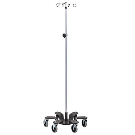 Clinton Six Leg Heavy Base Infusion Pump Stand