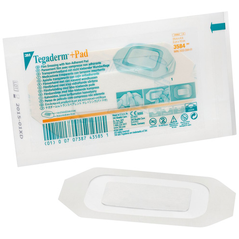 3M Tegaderm Pad Film Dressing With Non-Adherent Pad