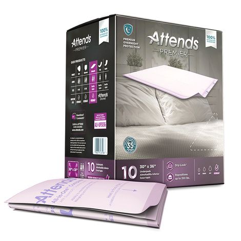 Attends Premier Underpads - Overnight Absorbency