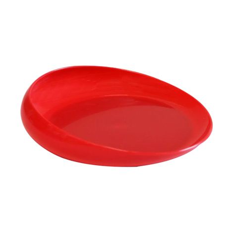 Scooper Plate with Suction Base :: non slip scoop plate